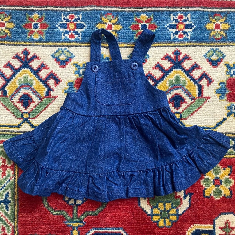 Hanna Andersson Denim Dress (0 - 3 month)